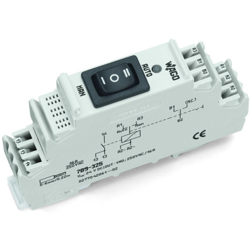 Relay module, Nominal input voltage: 24 VDC, 1 make contact
