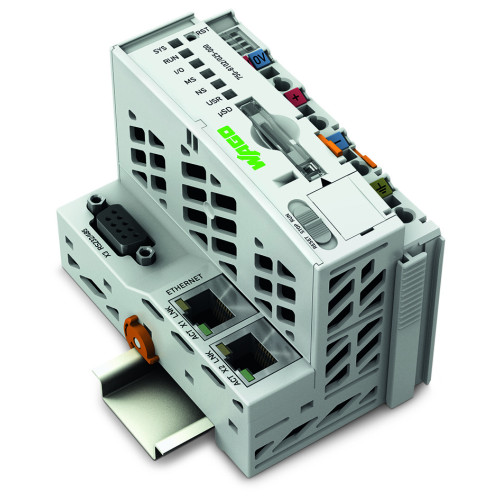 Controller PFC100, 2 x ETHERNET, RS-232/-485, Ext. Temperature, light gray