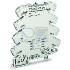 Supply and through module