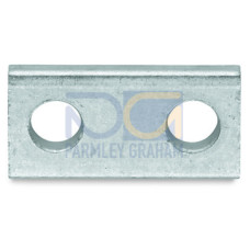 Jumper, 2-way, unplated, silver-colored