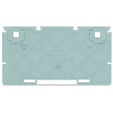 Separator plate, 2 mm thick, 110.3 mm wide, gray