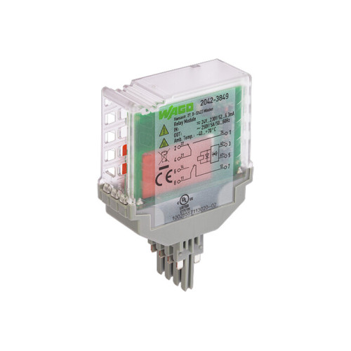 Relay module, Nominal input voltage: 24  230 V AC/DC, 2 changeover contacts