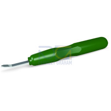 Operating tool, made of insulating material, green