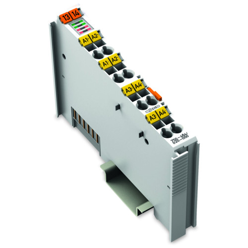 4-channel analog input, for NTC resistance sensors, Adjustable, light gray