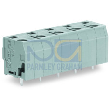 PCB terminal block, 2.5 mm&sup2;, Pin spacing 10 mm, gray