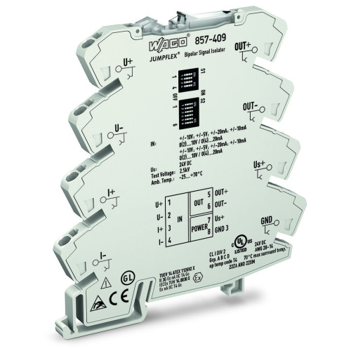 Isolation amplifier, Bipolar current and voltage input signal, Bipolar current and voltage output signal