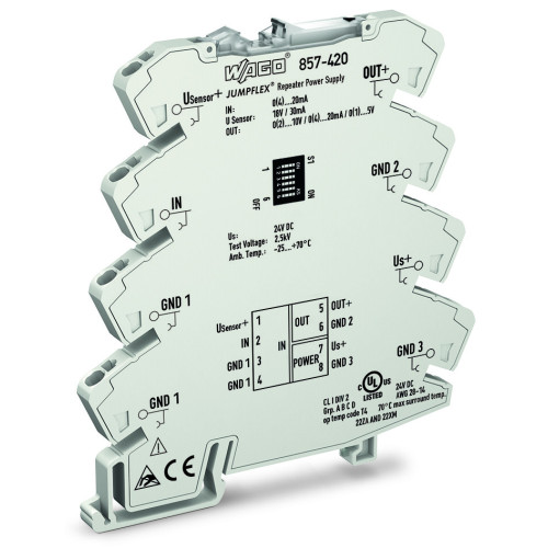 Isolation amplifier, Current input signal, Current and voltage output signal