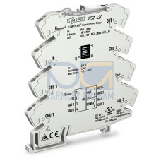 Isolation amplifier, Current input signal, Current and voltage output signal, Supply voltage: 24 VDC
