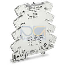 Passive isolator, 1-channel, Current input signal, Current output signal, Power via input, 6 mm modu