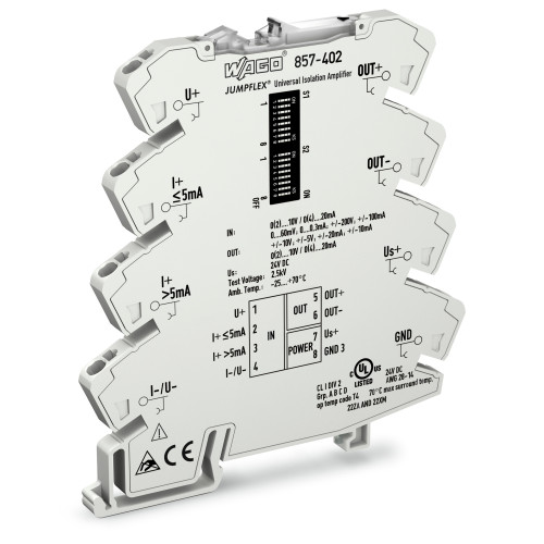 Isolation amplifier, Current and voltage input signal, Bipolar current and voltage output signal, Ze