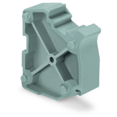 Spacer module, modular, e.g., for bridging commoned terminal blocks, gray