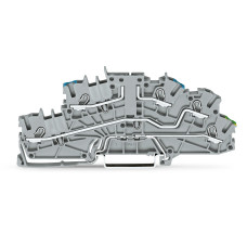 Multilevel installation terminal block, with operating slots, 2.5 mm, Carrier terminal block without