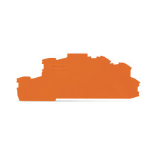 End And Intermediate Plate, 0.8 mm Thick Orange