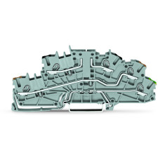 Multilevel installation terminal block, with operating slots, 2.5 mm, Carrier terminal block without