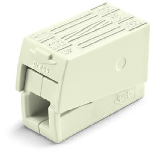 2-Conductor Lighting Connector, push-button on lighting side, max. 2.5 mm&sup2;
