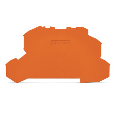 End And Intermediate Plate, 1 mm Thick Orange
