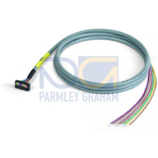 Connection cable, 20-pole, Pluggable connector per DIN 41651