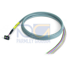 Connection cable, 14-pole, Pluggable connector per DIN 41651