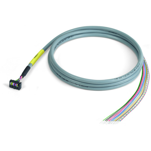 Connection cable, 14-pole, Pluggable connector per DIN 41651