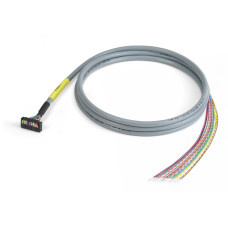 Connection cable, 20-pole, Pluggable connector per DIN 41651, open-ended, Length: 2 m, Conductor cro