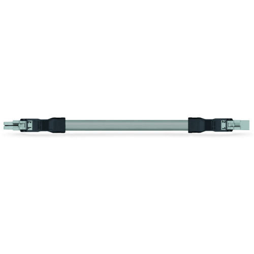 pre-assembled interconnecting cable, Eca, Socket/plug, gray
