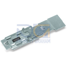Carrier rail adapter, for mounting 787-8xx devices to a DIN 35 rail, gray