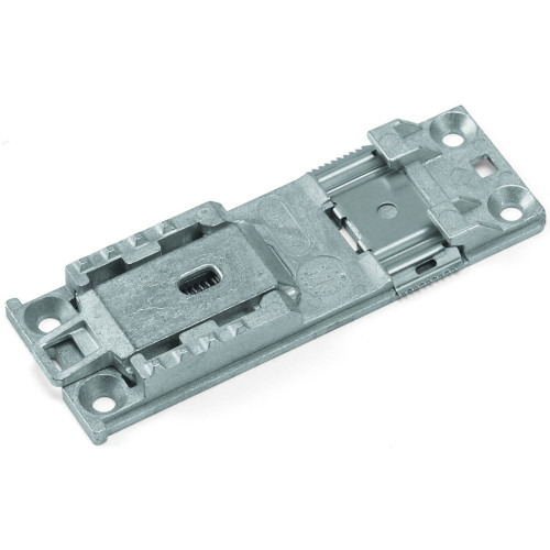Carrier rail adapter made of zinc die-cast, for mounting 787-8xx devices to a DIN 35 rail, gray