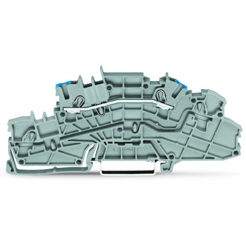 Multilevel installation terminal block, with operating slots, 2.5 mm&sup2;, gray