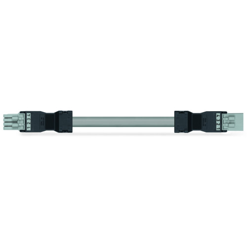 pre-assembled interconnecting cable, Eca, Socket/plug, gray