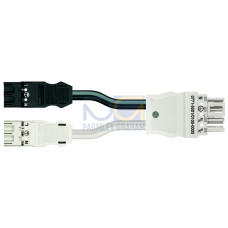 pre-assembled Y-cable, Eca, 2 x plug/socket