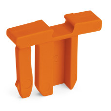 Pin cover, with marker slot for miniature WSB, orange