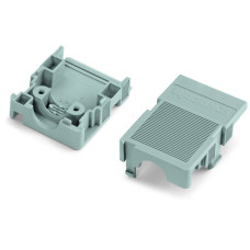 Snap-On Type Strain Relief Housing, Strain Relief Support And Housing 6-Pole Gray