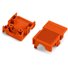 Snap-On Type Strain Relief Housing, Strain Relief Support And Housing 4-Pole Orange