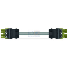 pre-assembled interconnecting cable, Eca, Socket/plug, light green