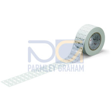 Cable tie marker, for TP printers, for use with cable ties, white