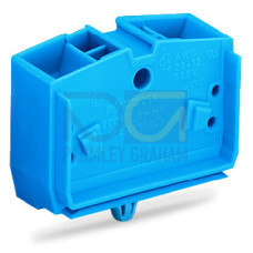 4-conductor terminal block, without push-buttons, suitable for Ex i applications, blue