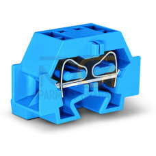 4-conductor terminal block, without push-buttons, suitable for Ex i applications, blue