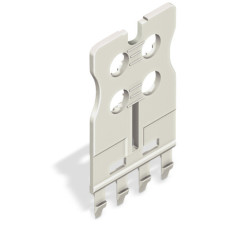 Gripping Plate, 3- To 4-Pole Suitable For 5 mm Pin Spacing Light Gray
