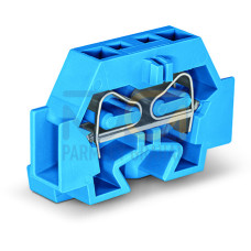 2-conductor terminal block, without push-buttons, suitable for Ex i applications, blue