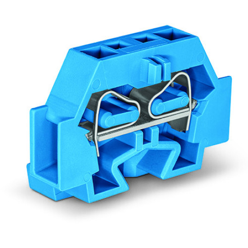 2-conductor terminal block, without push-buttons, suitable for Ex i applications, blue