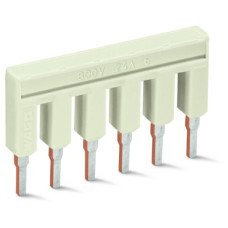 Jumper, 6-way, insulated, light gray