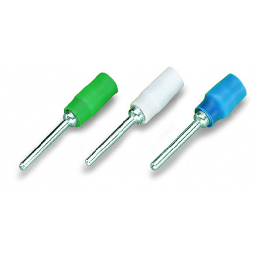 Pin Terminals, Insulated Suitable For 293 Series Blue