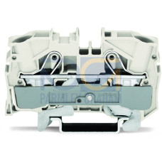 2-conductor shield terminal block, 10 mm&sup2;, suitable for Ex e II applications, white