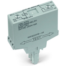 Latching relay module, Nominal input voltage: 24 VDC, 1 changeover contact