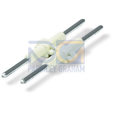 Board-to-Board Link, Pin spacing 4 mm, 2-pole, black