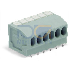 PCB terminal block, push-button, 1.5 mm&sup2;, gray