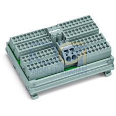 Potential distribution module, 4 potentials, with 19 connection points each