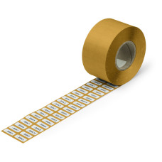 Textile labels, for Smart Printer, permanent adhesive, white