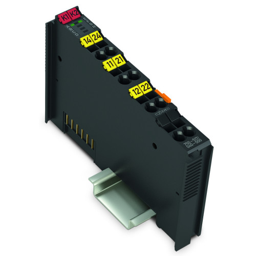 2-channel relay output, AC 250 V, 1 A, dark gray