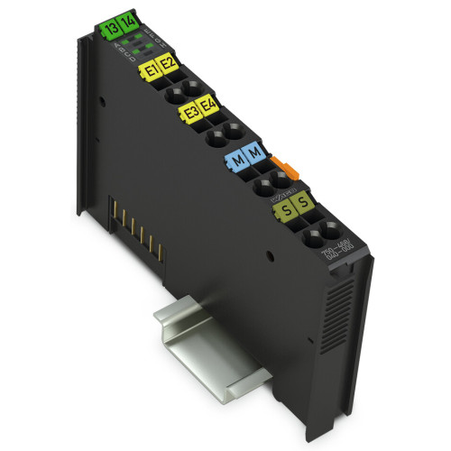 4-channel analog input, 0 ... 10 VDC, Single-ended, dark gray